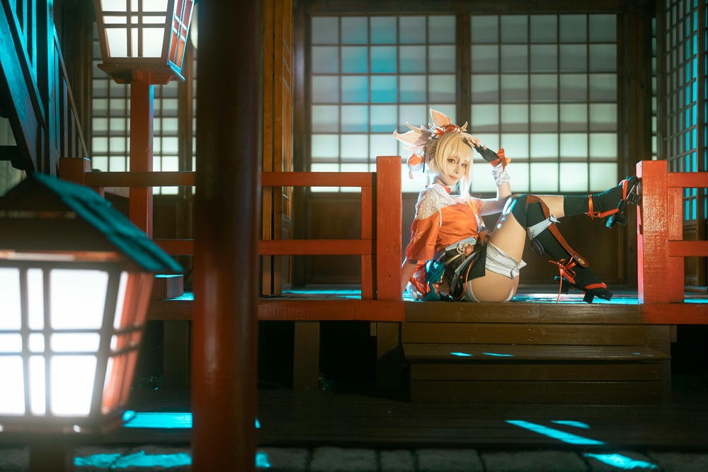 蠢沫沫 – 原神 宵宫【25P】 - COSPLAY-御萝部落