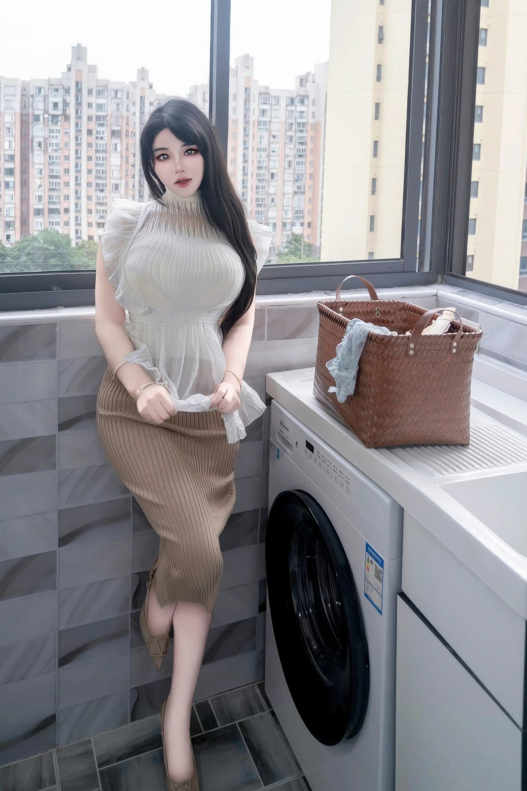汐汐爱吃草莓 家政姐姐